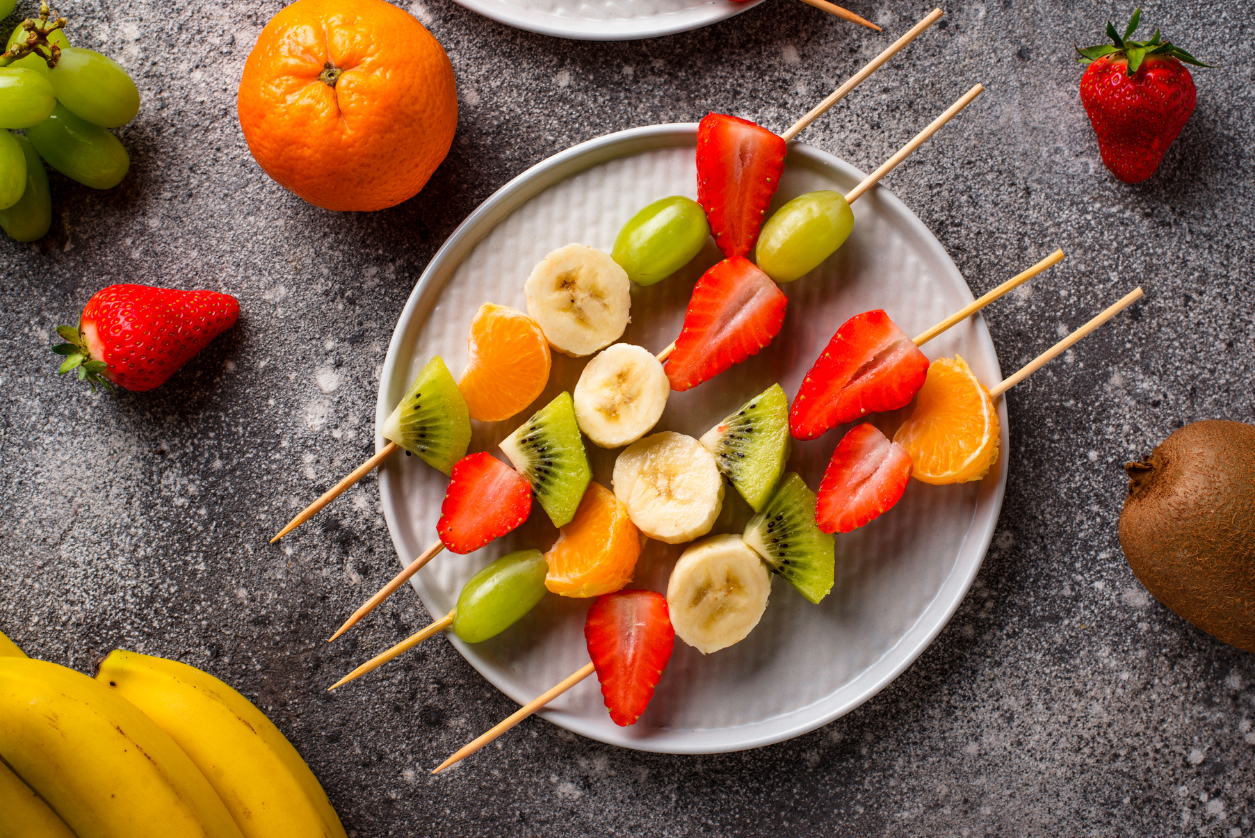 Fruit Skewers, Healthy Summer Snack